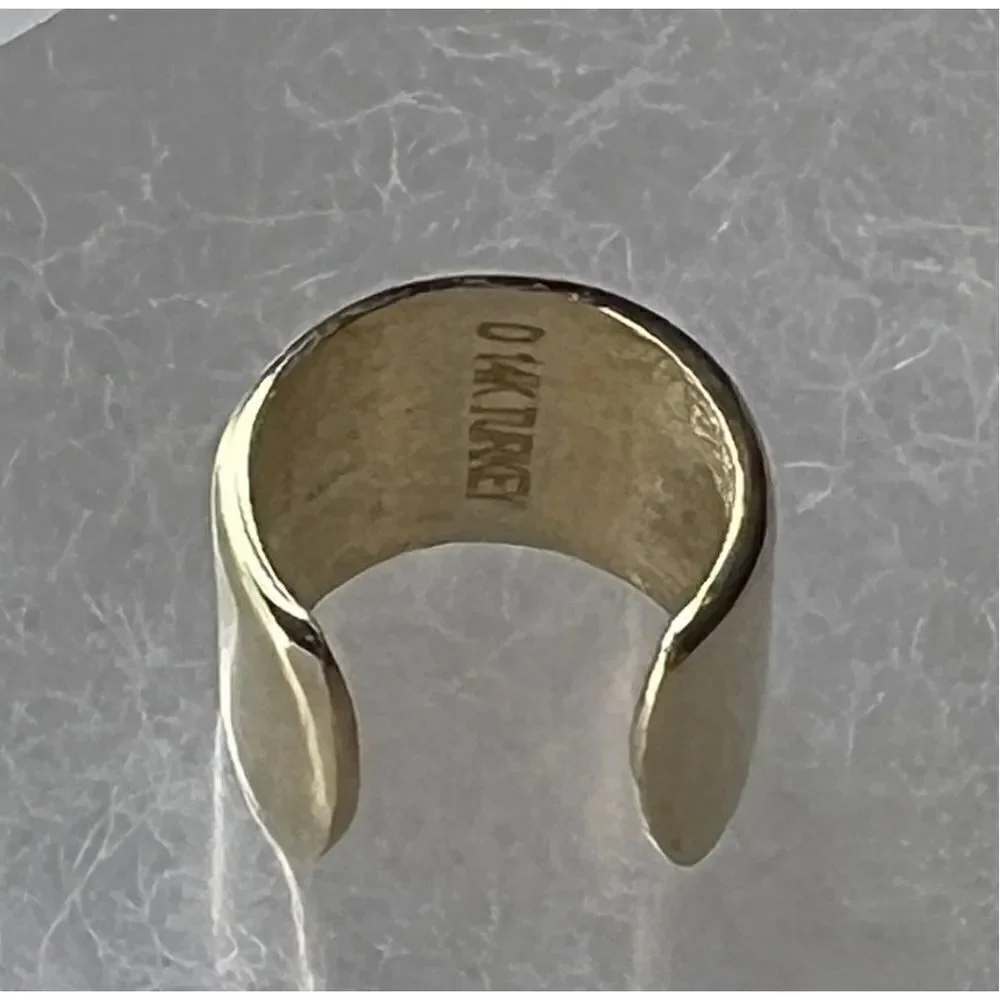 14k Gold Single Ear Cuff - Picture 9 of 14